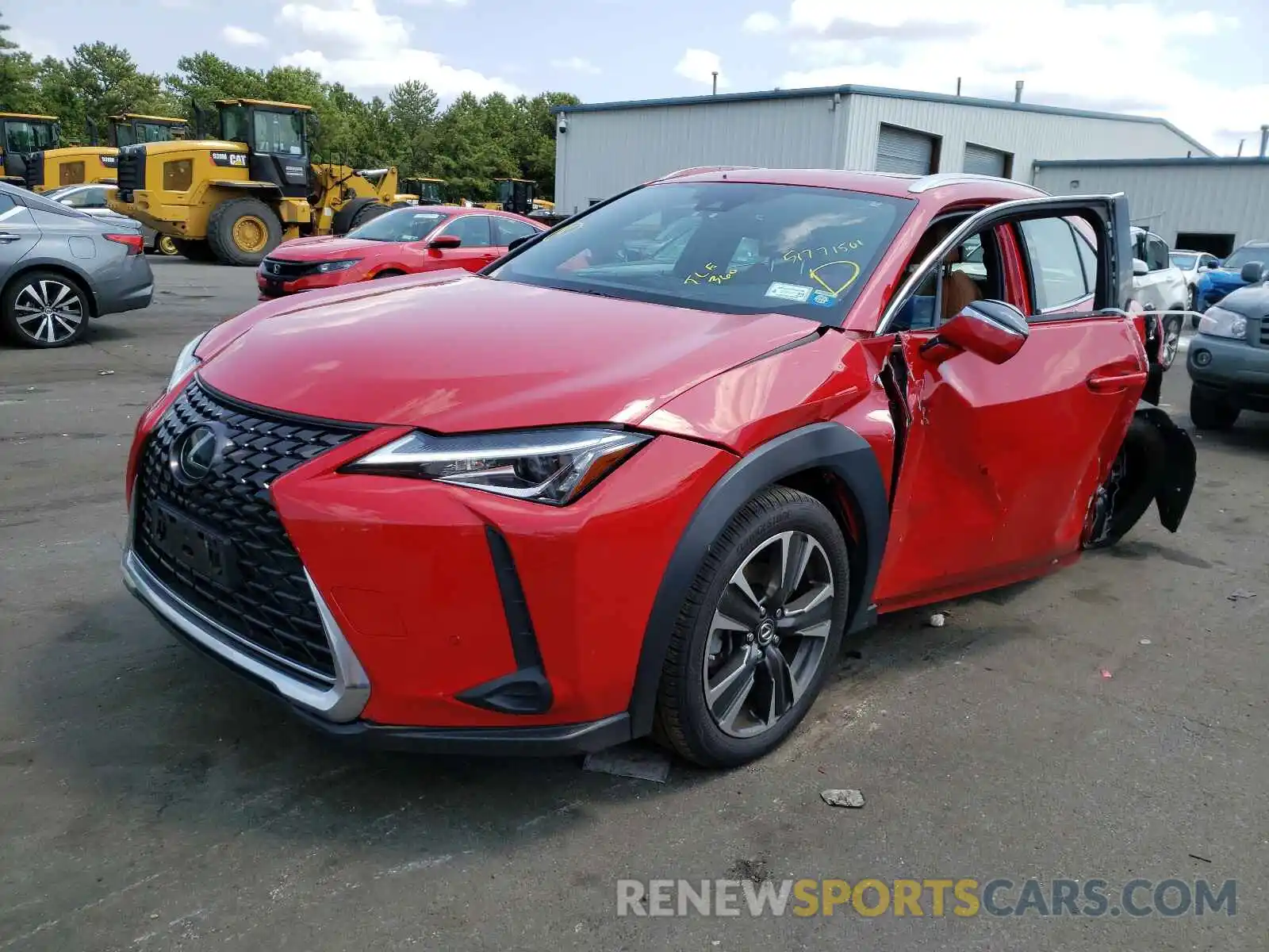 2 Photograph of a damaged car JTHY3JBH8K2010087 LEXUS UX 200 2019