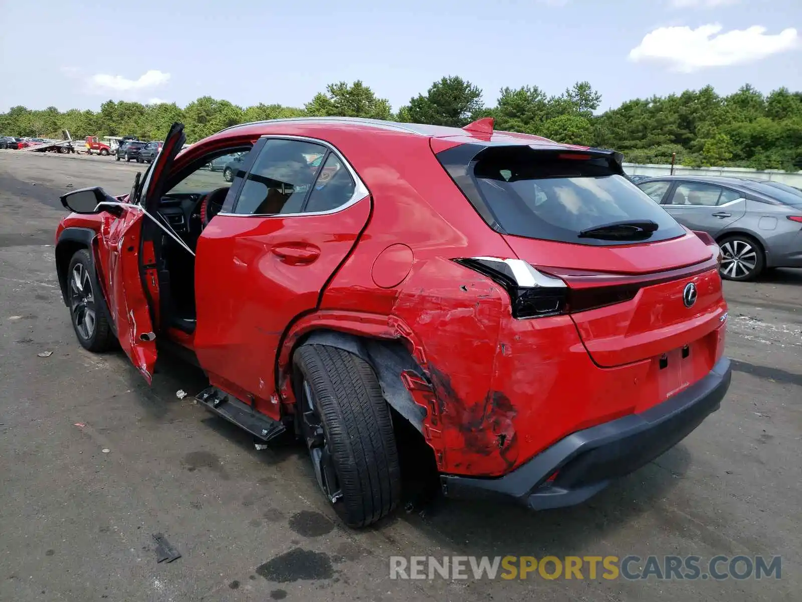 3 Photograph of a damaged car JTHY3JBH8K2010087 LEXUS UX 200 2019