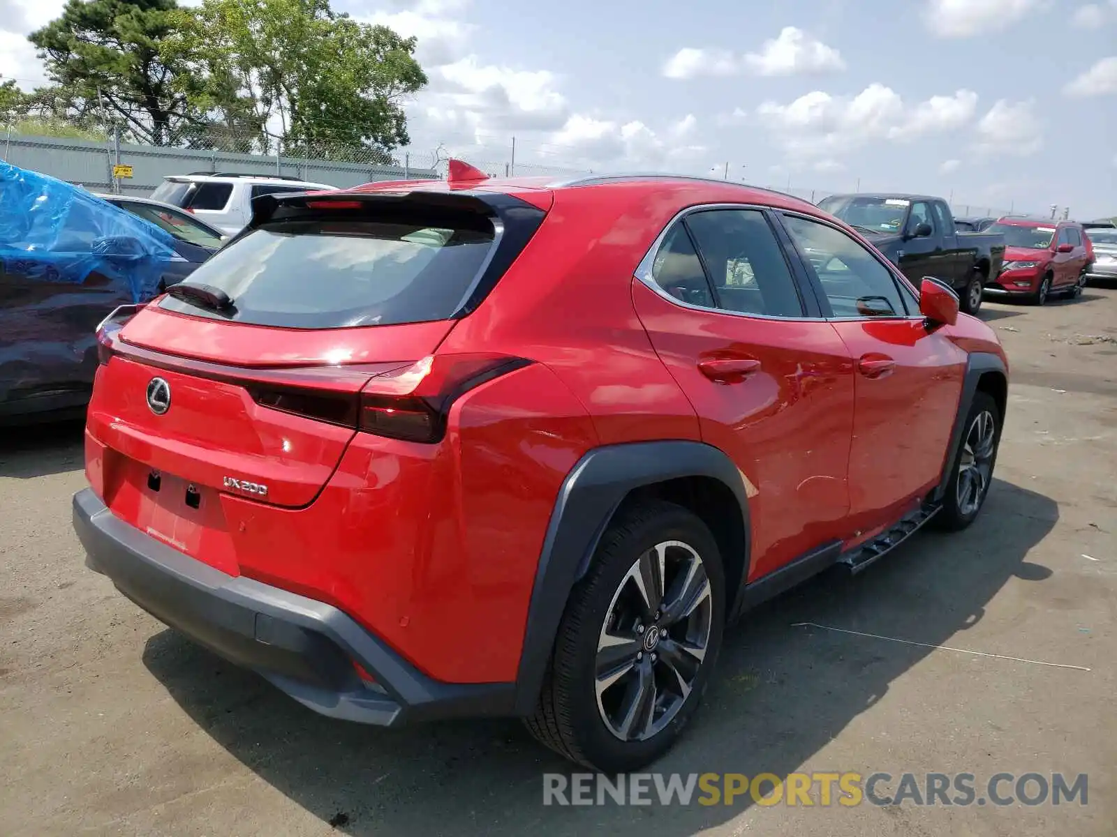 4 Photograph of a damaged car JTHY3JBH8K2010087 LEXUS UX 200 2019