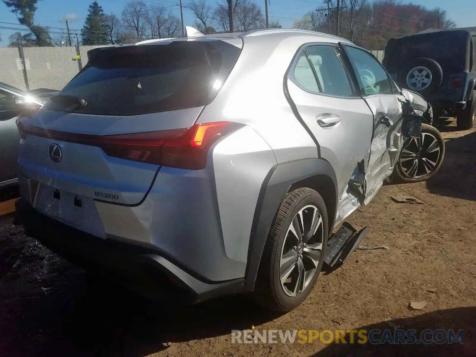 4 Photograph of a damaged car JTHY3JBH9K2001754 LEXUS UX 200 2019