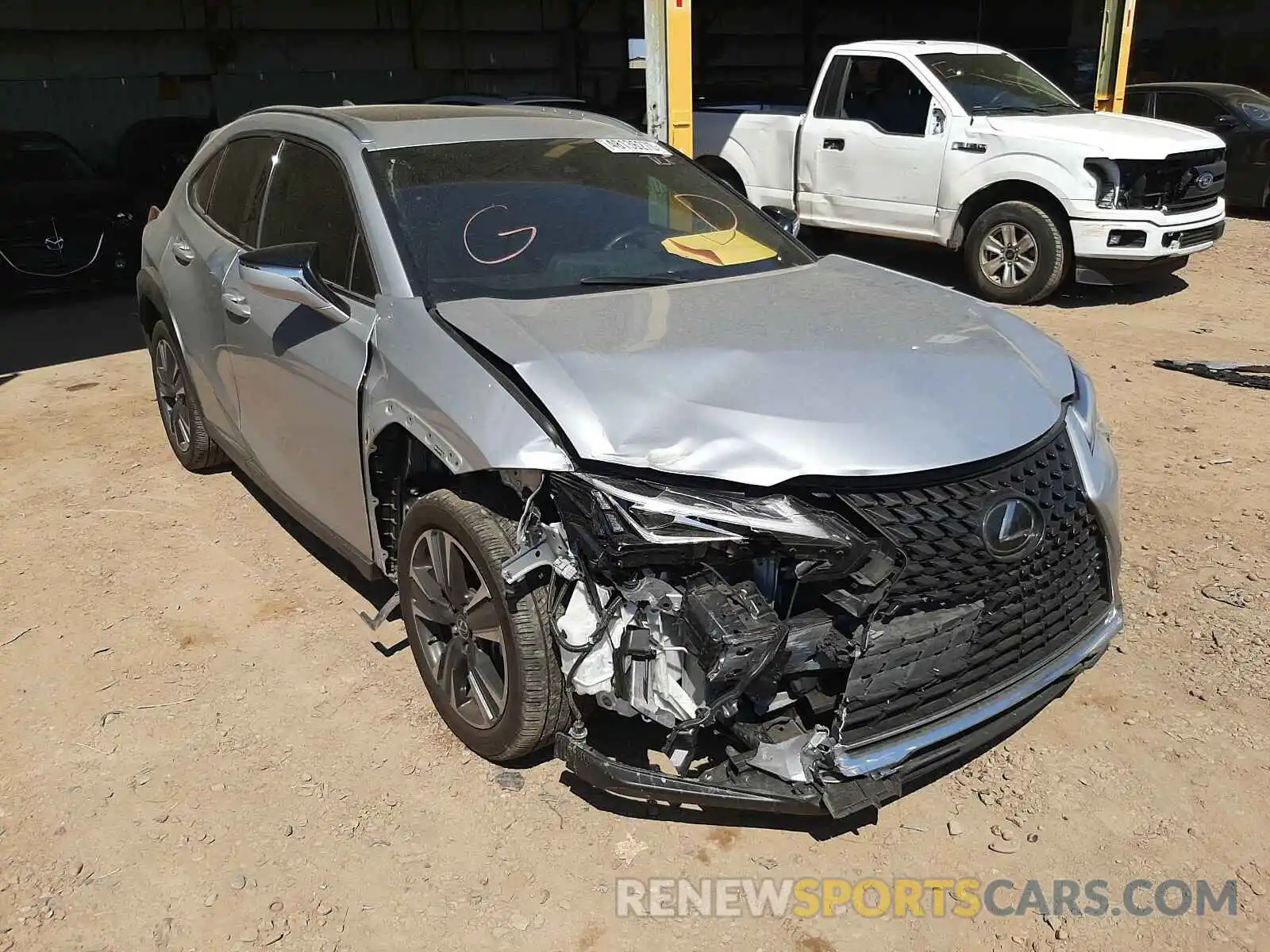 1 Photograph of a damaged car JTHY3JBH9K2002614 LEXUS UX 200 2019