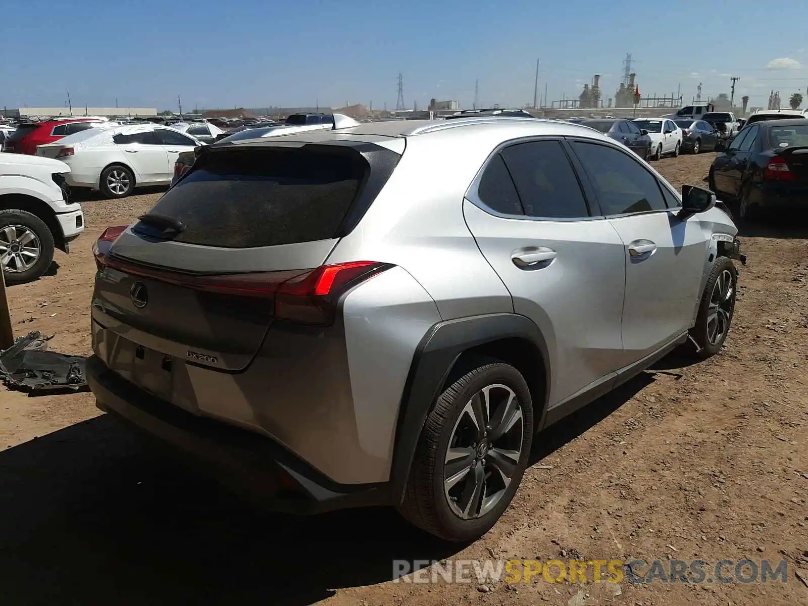 4 Фотография поврежденного автомобиля JTHY3JBH9K2002614 LEXUS UX 200 2019