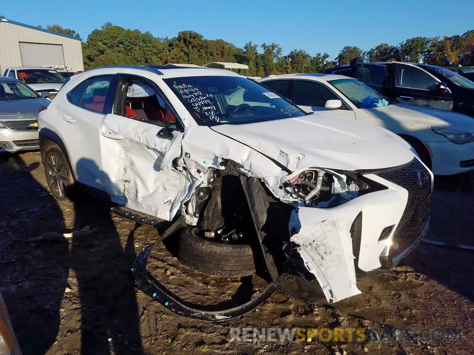 1 Photograph of a damaged car JTHY3JBH9K2002919 LEXUS UX 200 2019