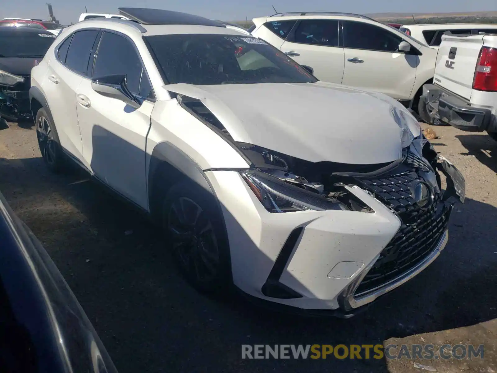 1 Photograph of a damaged car JTHY3JBH9K2006646 LEXUS UX 200 2019