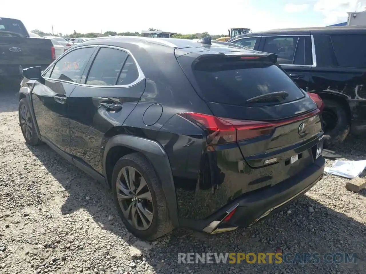 3 Photograph of a damaged car JTHY3JBH9K2006758 LEXUS UX 200 2019