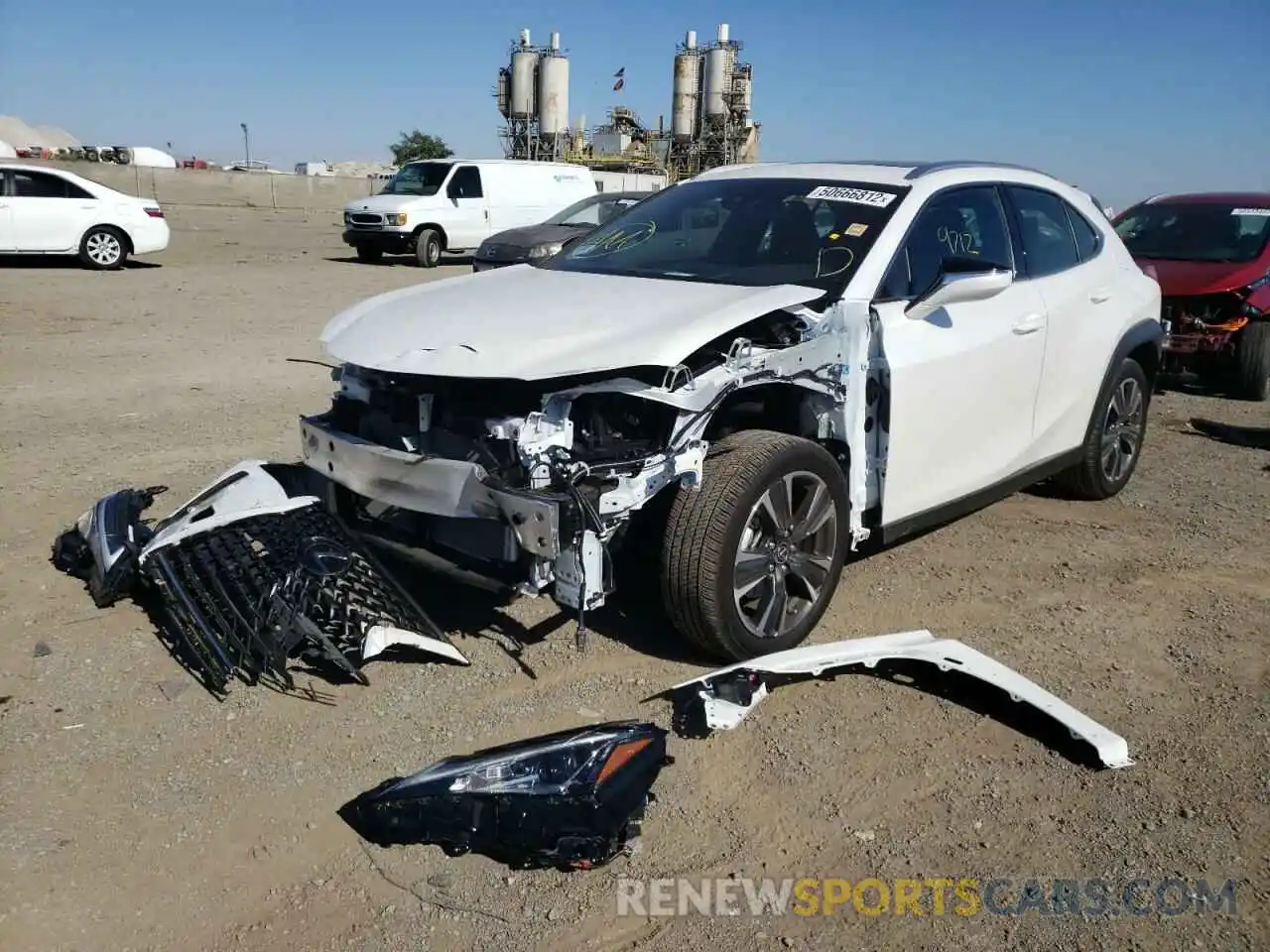 2 Photograph of a damaged car JTHY3JBH9K2006842 LEXUS UX 200 2019