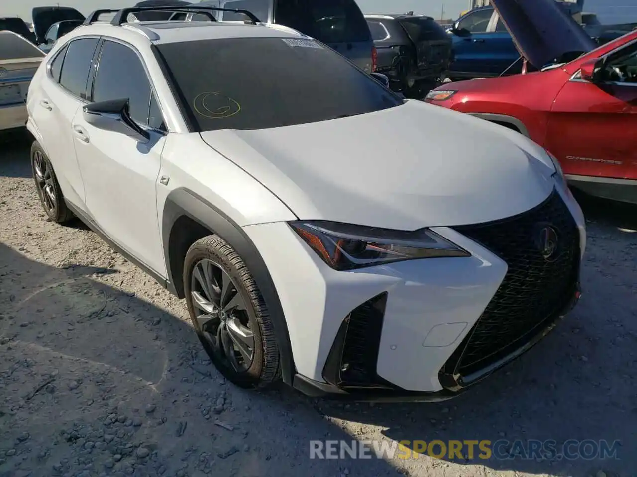 1 Photograph of a damaged car JTHY3JBH9K2010308 LEXUS UX 200 2019