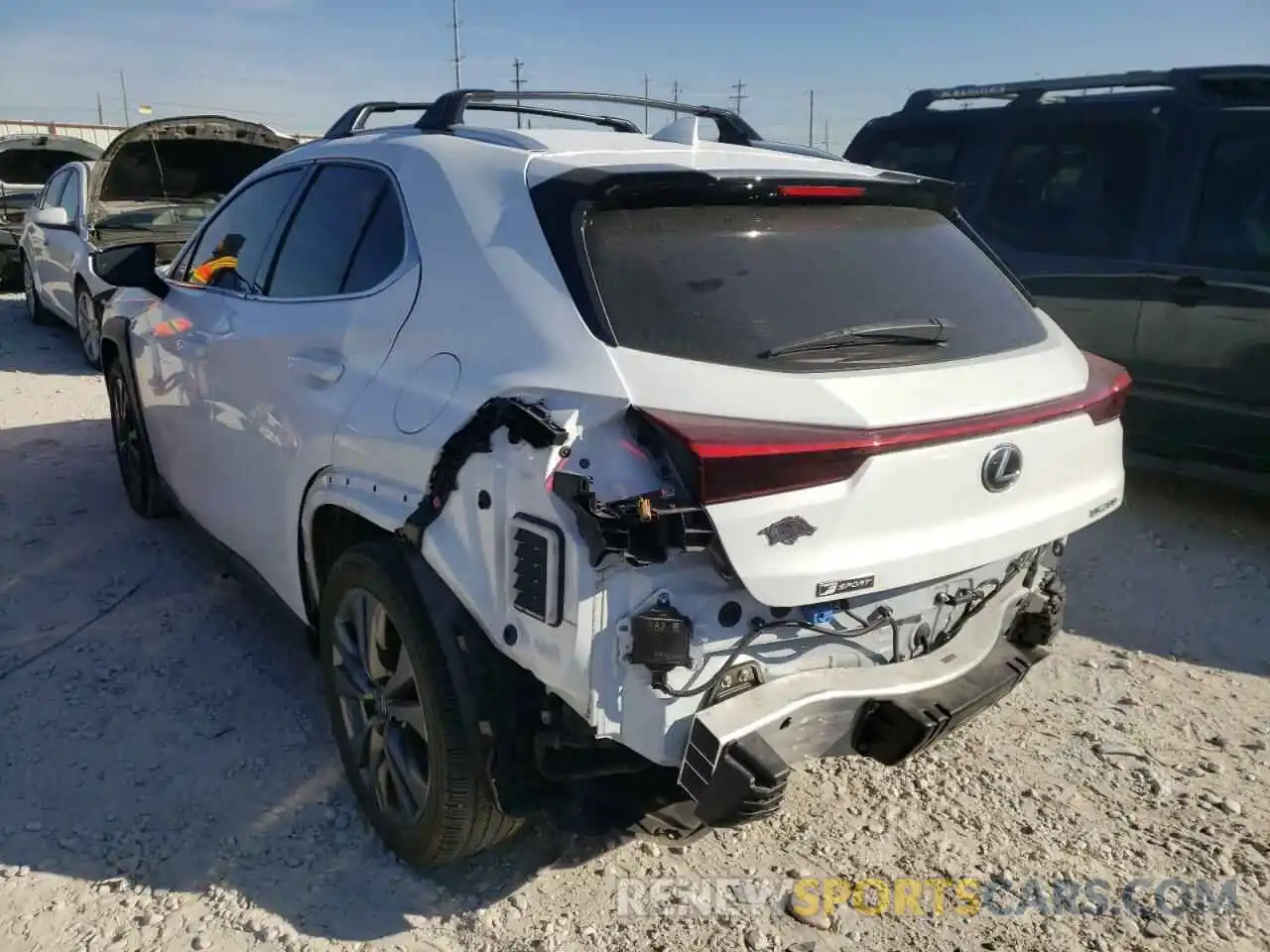 3 Photograph of a damaged car JTHY3JBH9K2010308 LEXUS UX 200 2019