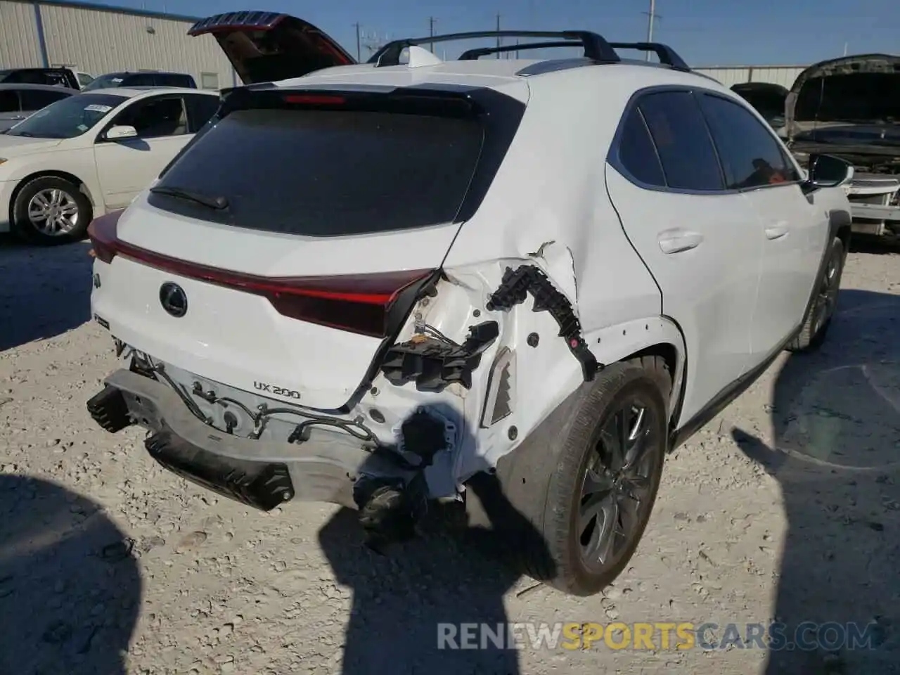 4 Photograph of a damaged car JTHY3JBH9K2010308 LEXUS UX 200 2019