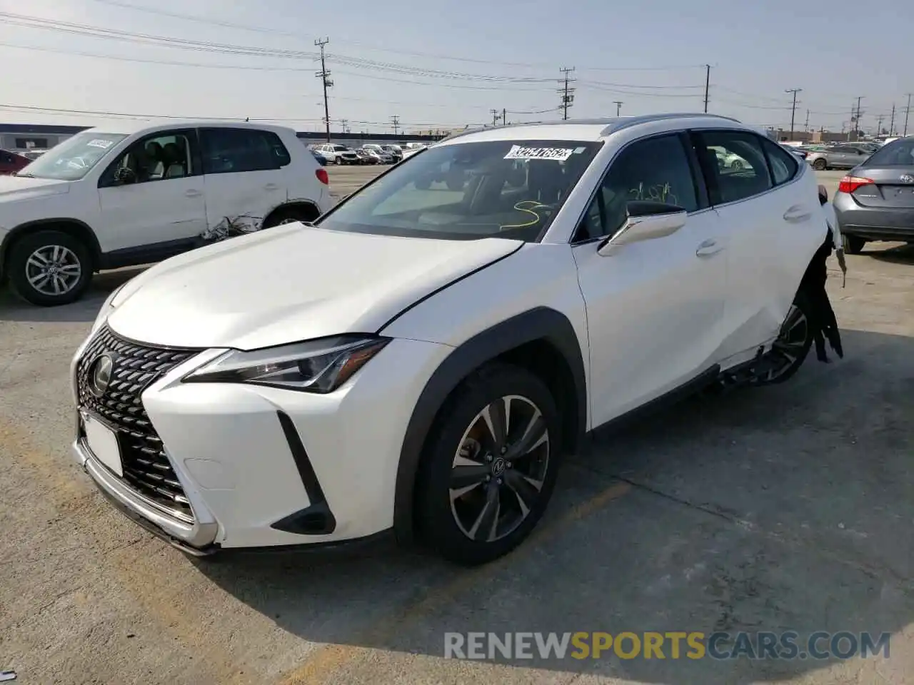 2 Photograph of a damaged car JTHY3JBH9K2013659 LEXUS UX 200 2019