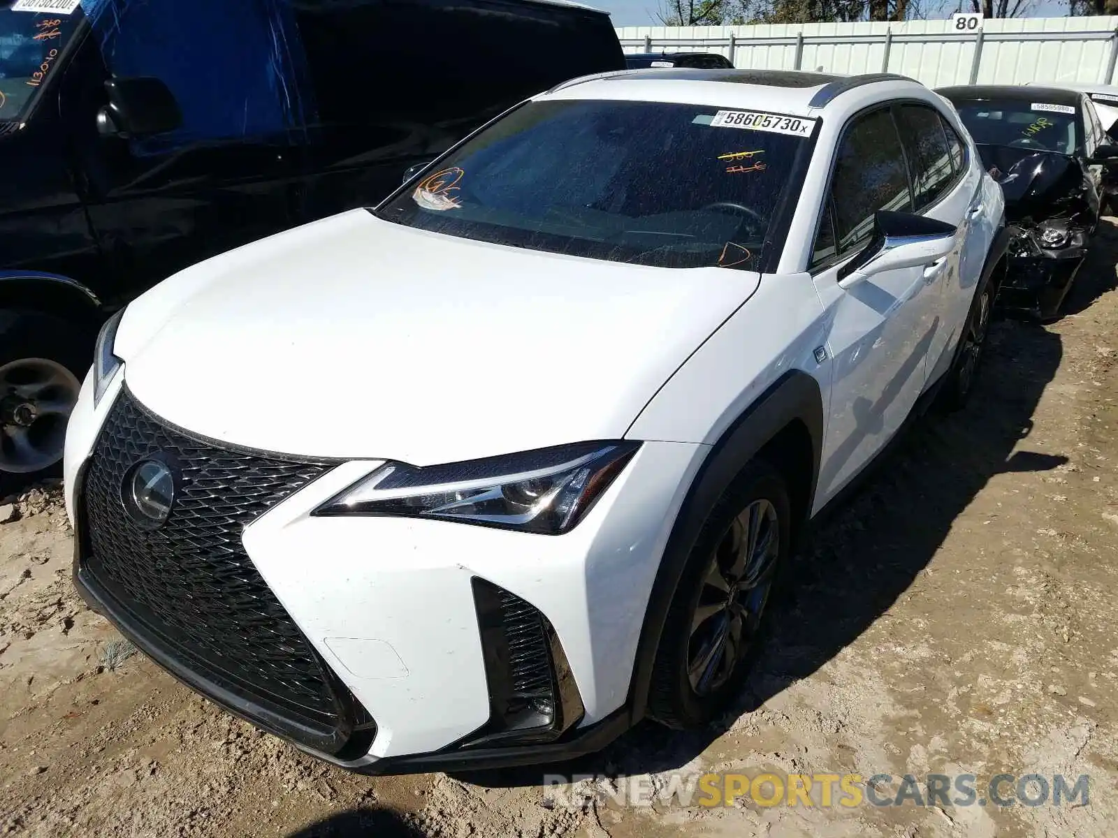 2 Photograph of a damaged car JTHY3JBH9K2014102 LEXUS UX 200 2019