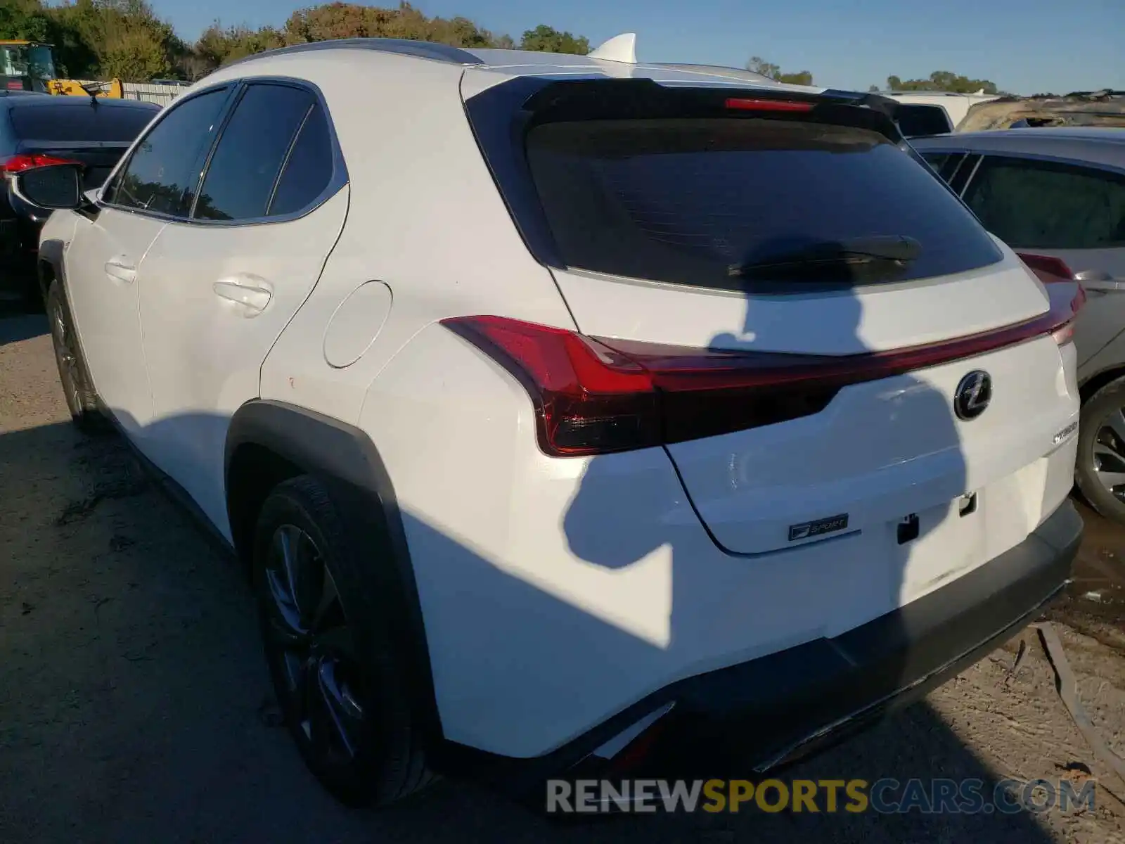 3 Photograph of a damaged car JTHY3JBH9K2014102 LEXUS UX 200 2019