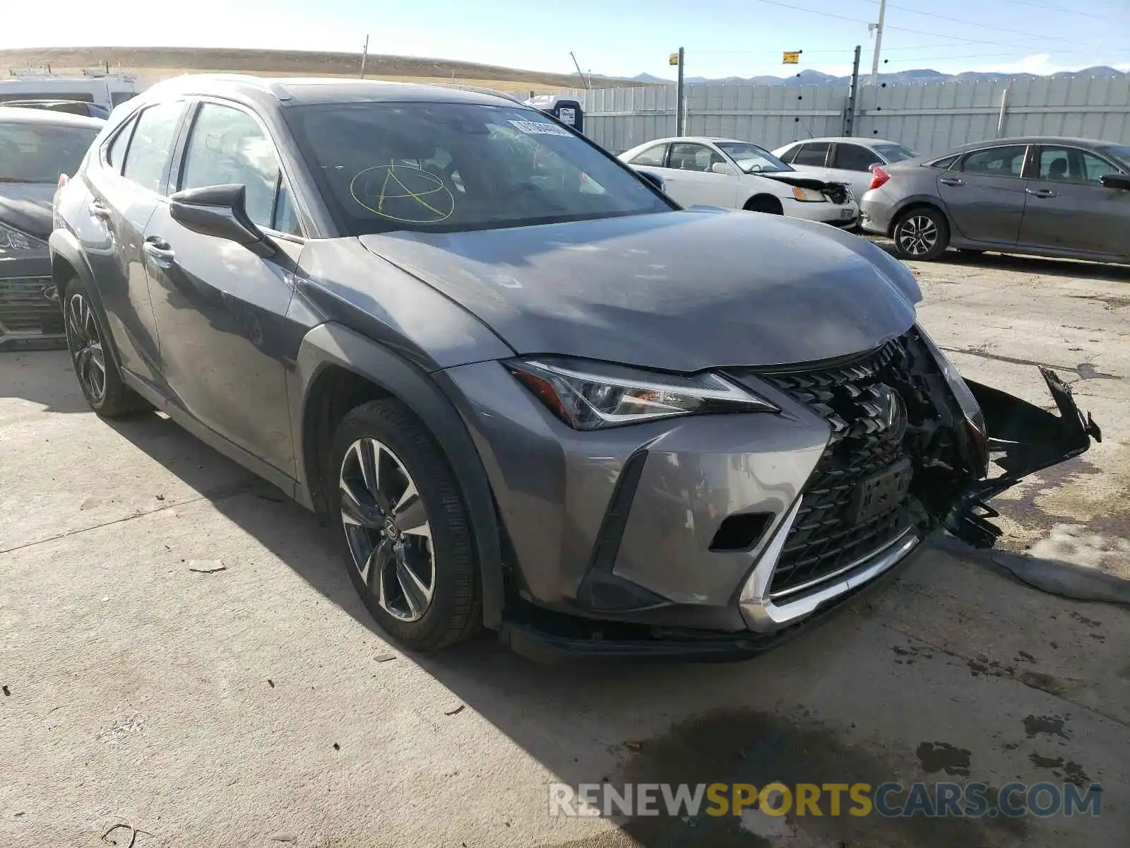 1 Photograph of a damaged car JTHY3JBHXK2004176 LEXUS UX 200 2019