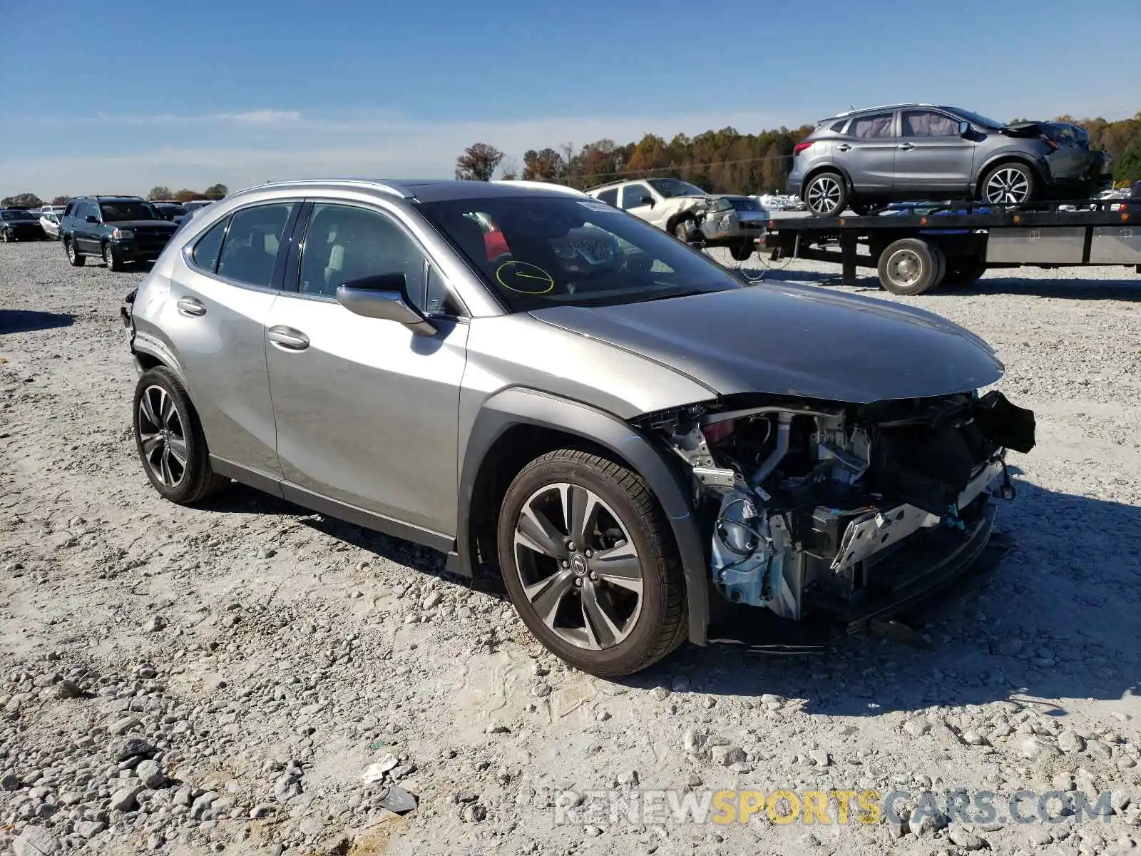 1 Photograph of a damaged car JTHY3JBHXK2007305 LEXUS UX 200 2019