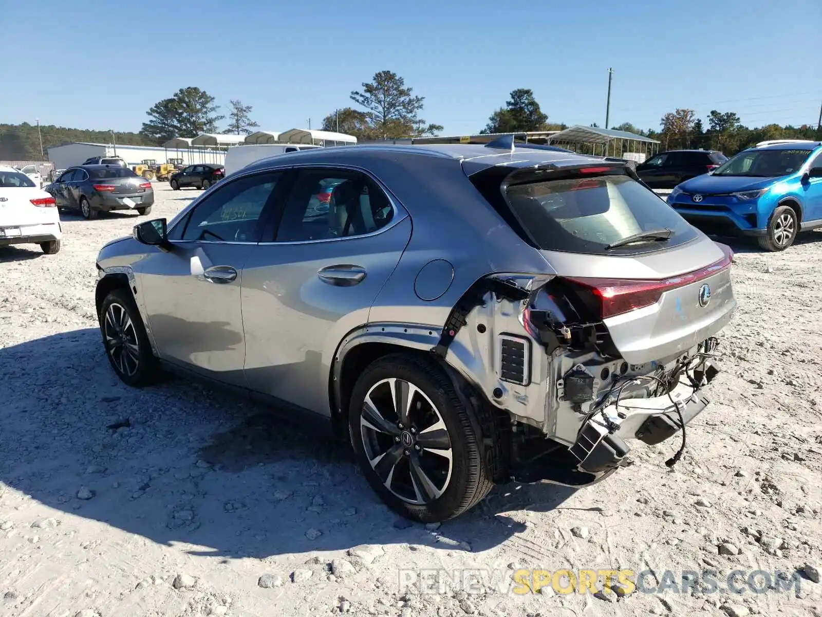 3 Photograph of a damaged car JTHY3JBHXK2007305 LEXUS UX 200 2019