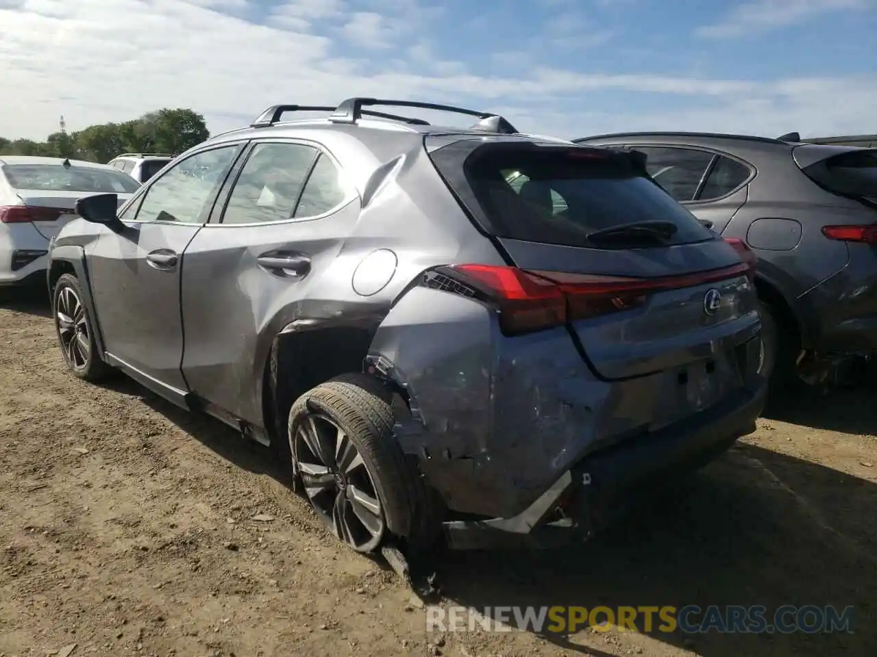 3 Photograph of a damaged car JTHY3JBHXK2008468 LEXUS UX 200 2019