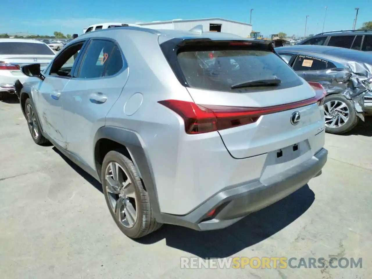 3 Photograph of a damaged car JTHY3JBHXK2015534 LEXUS UX 200 2019