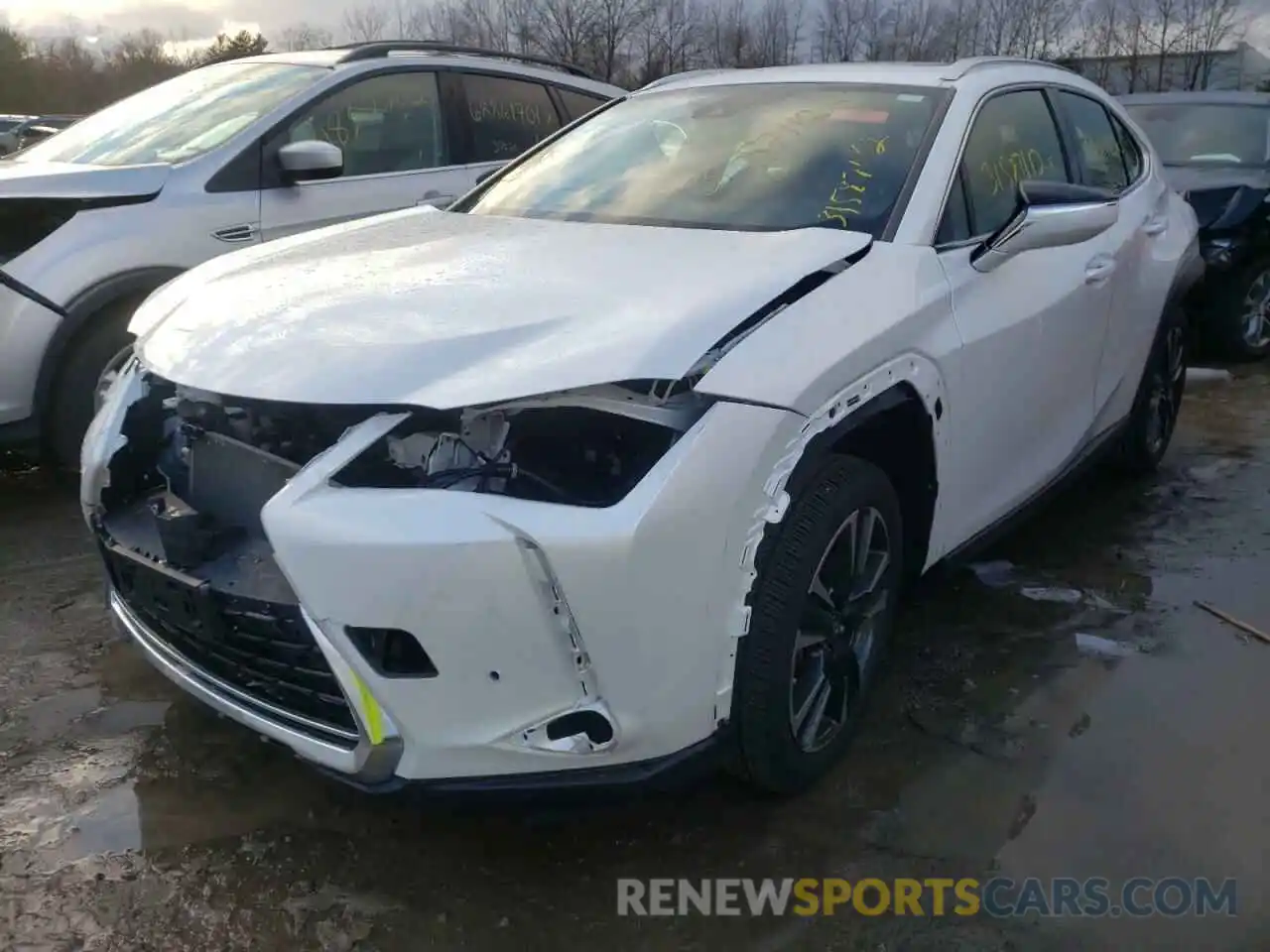 2 Фотография поврежденного автомобиля JTHY3JBHXK2016490 LEXUS UX 200 2019