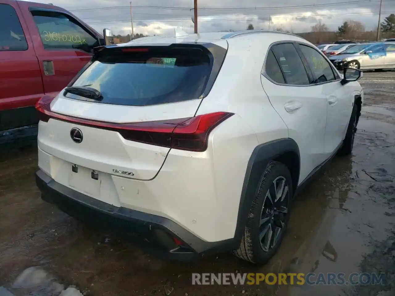 4 Фотография поврежденного автомобиля JTHY3JBHXK2016490 LEXUS UX 200 2019