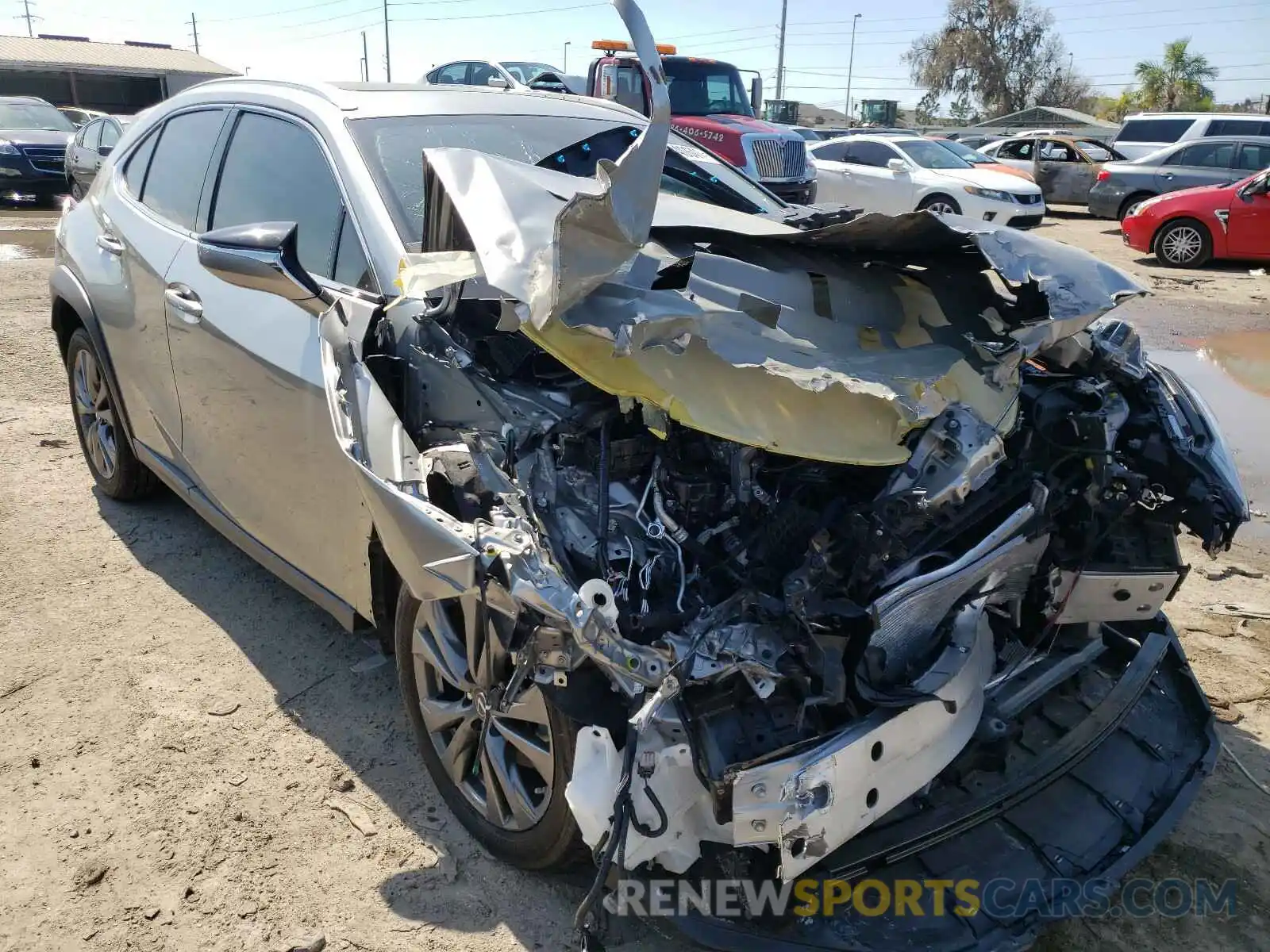 1 Photograph of a damaged car JTHY3JBHXK2016974 LEXUS UX 200 2019