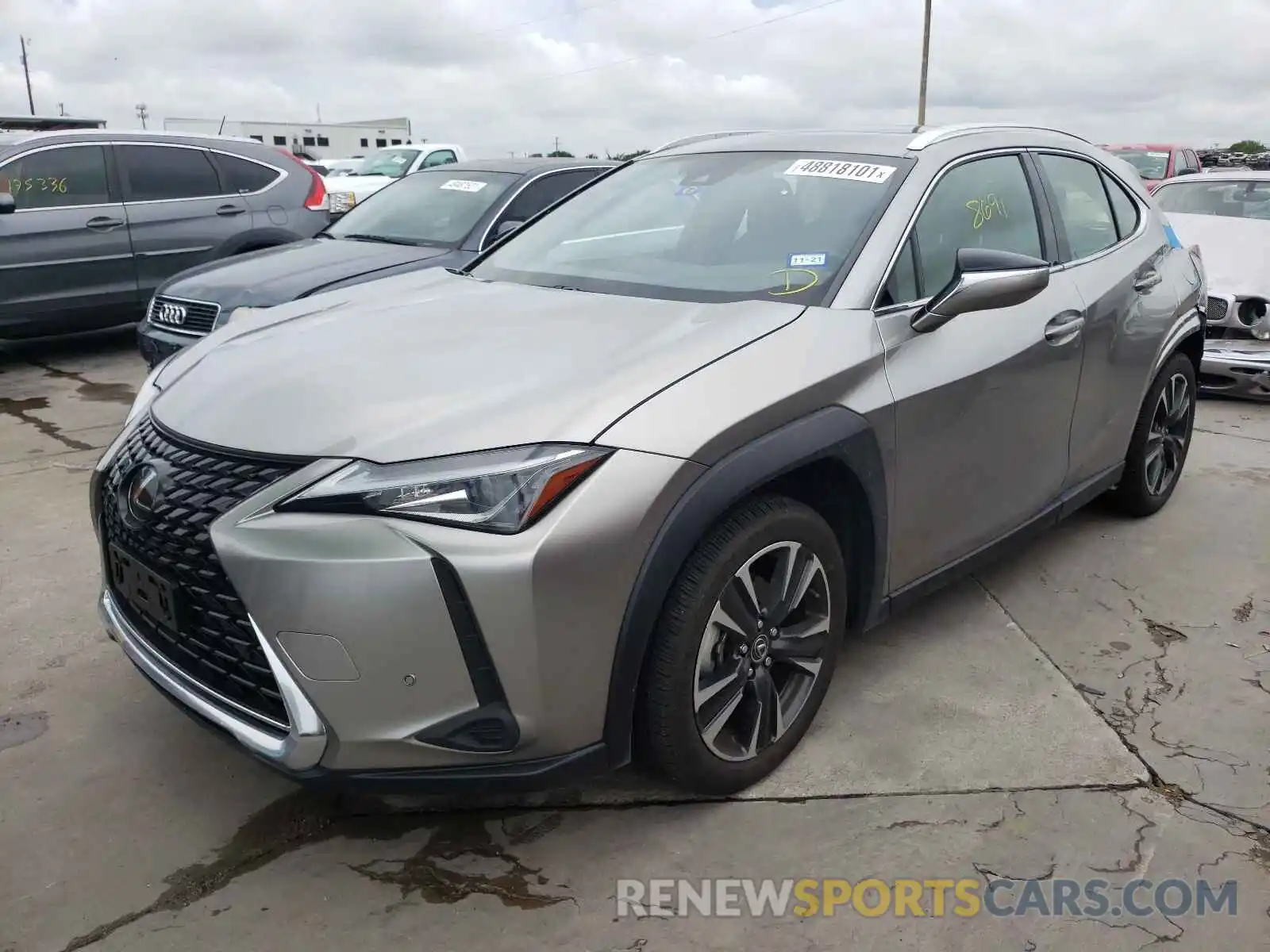 2 Фотография поврежденного автомобиля JTHY3JBHXK2018319 LEXUS UX 200 2019