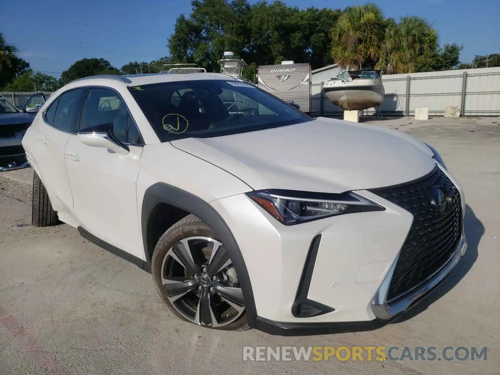 1 Photograph of a damaged car JTHY3JBHXK2020295 LEXUS UX 200 2019