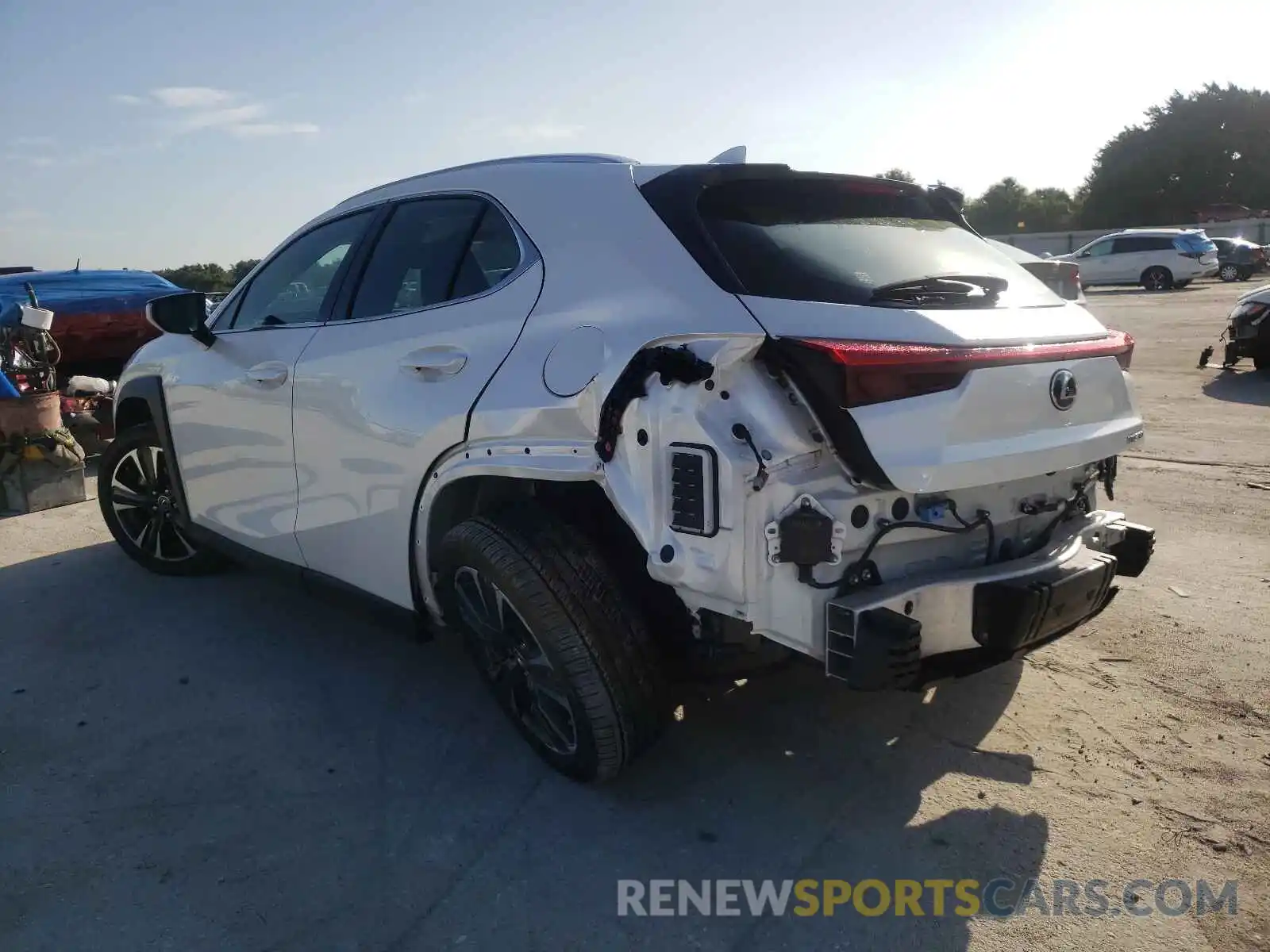 3 Photograph of a damaged car JTHY3JBHXK2020295 LEXUS UX 200 2019