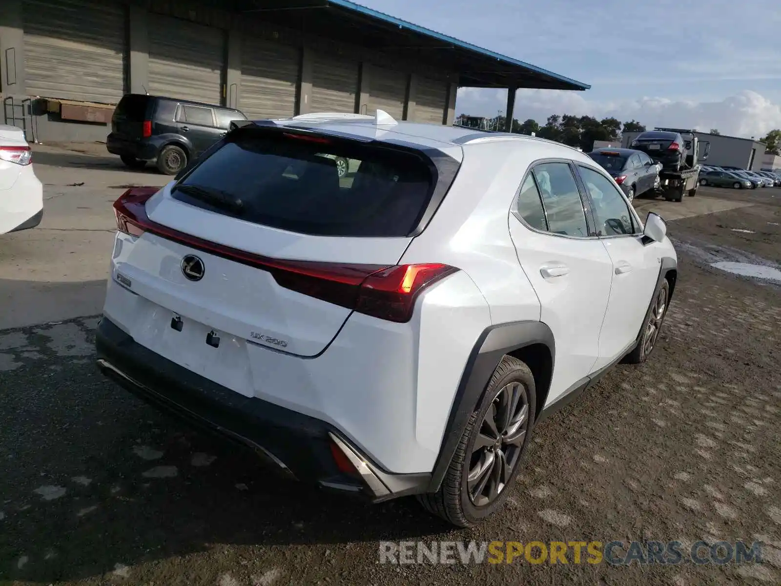 4 Photograph of a damaged car JTHY3JBHXK2020636 LEXUS UX 200 2019