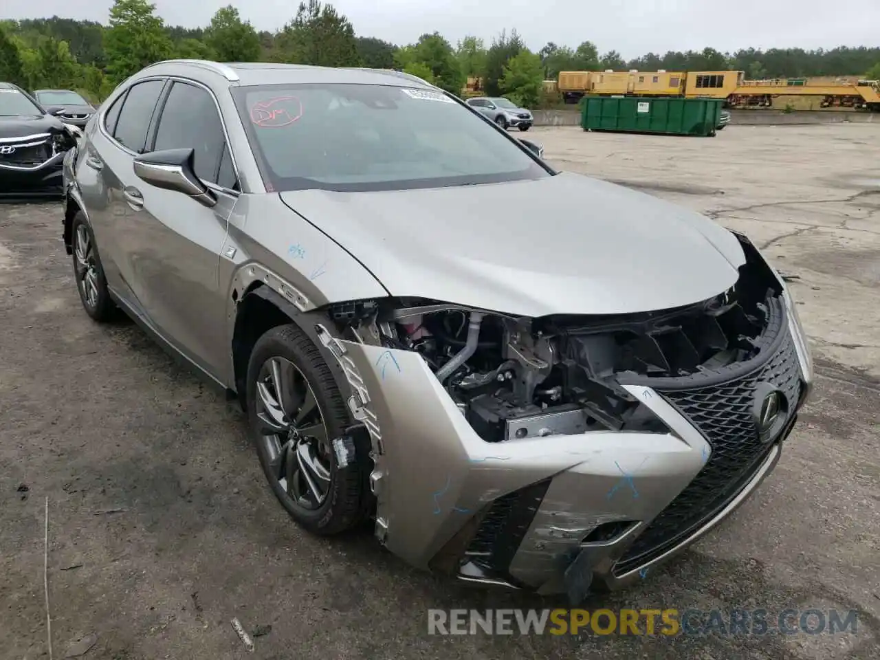 1 Фотография поврежденного автомобиля JTHE3JBH1L2021002 LEXUS UX 200 2020