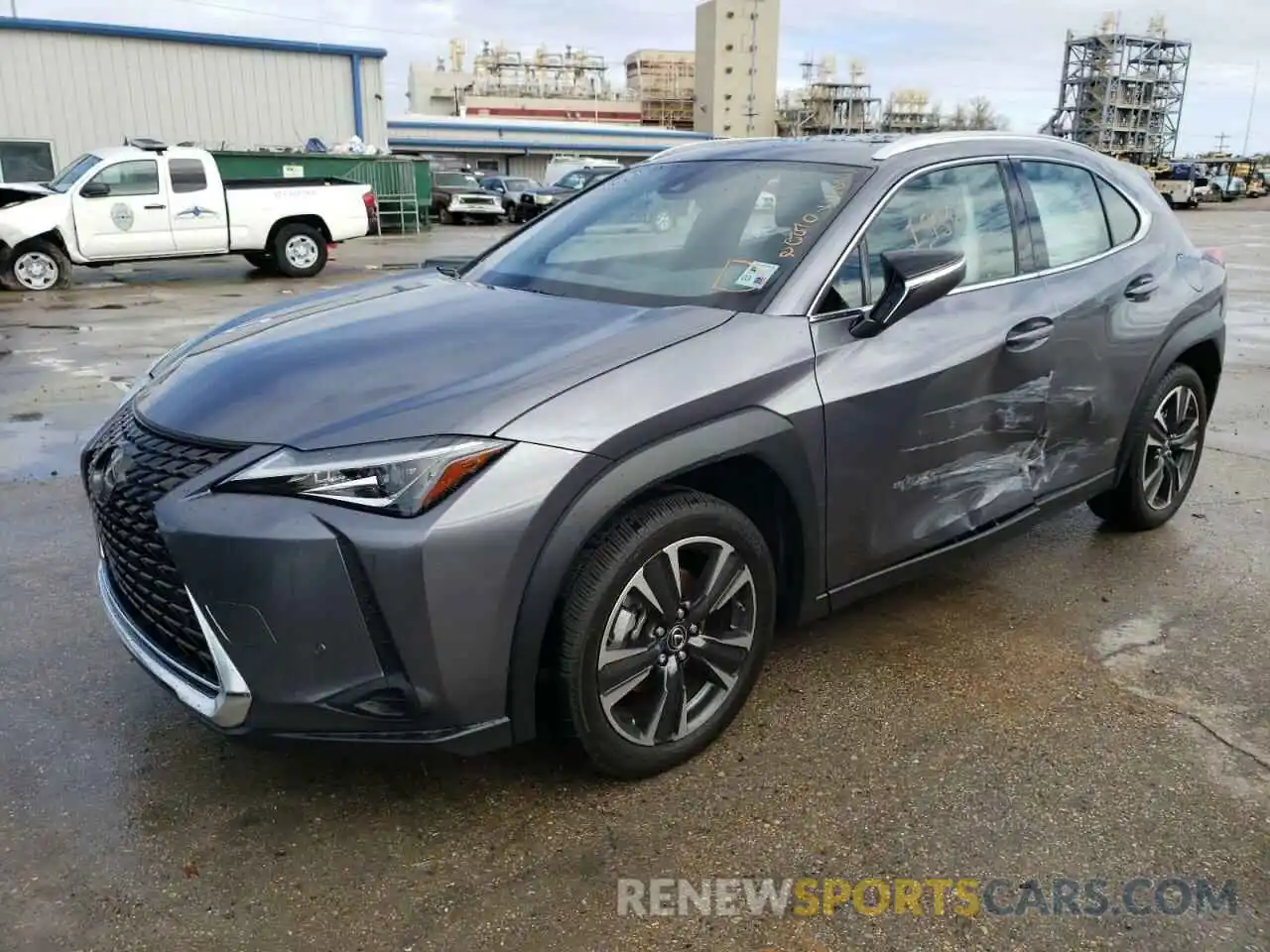 2 Фотография поврежденного автомобиля JTHP3JBH1L2026757 LEXUS UX 200 2020