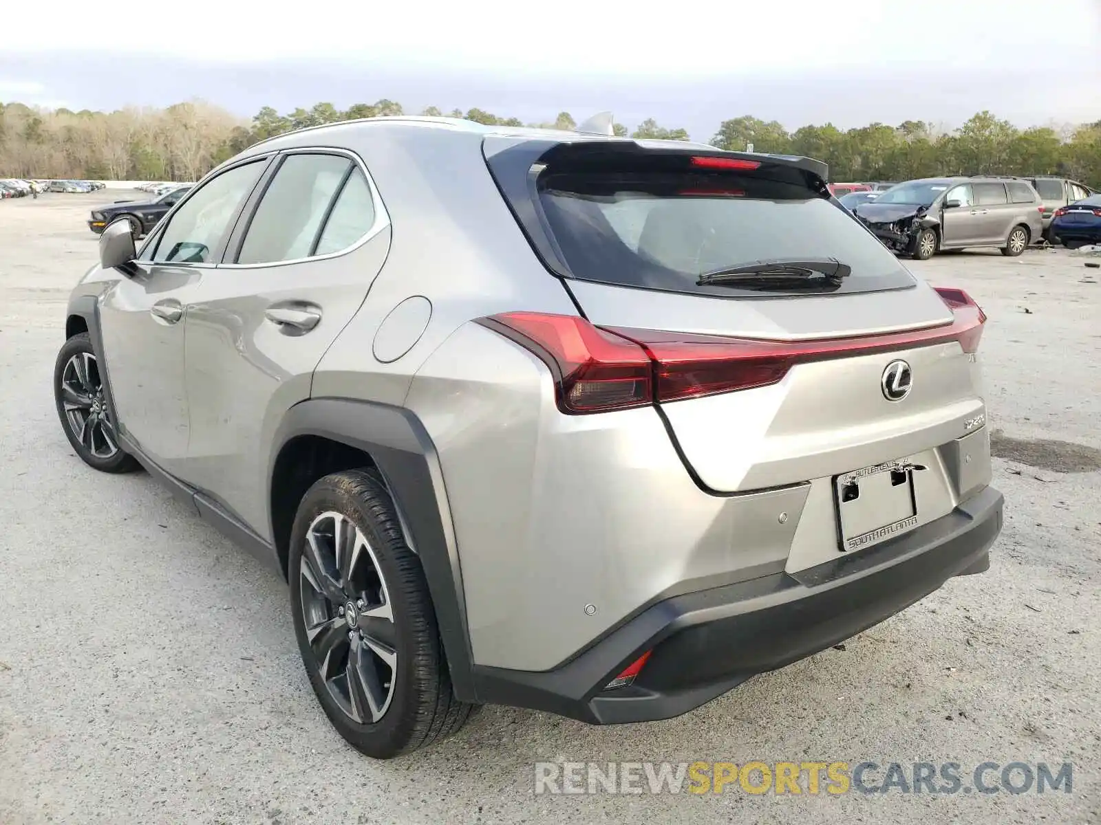 3 Фотография поврежденного автомобиля JTHP3JBH1L2029495 LEXUS UX 200 2020