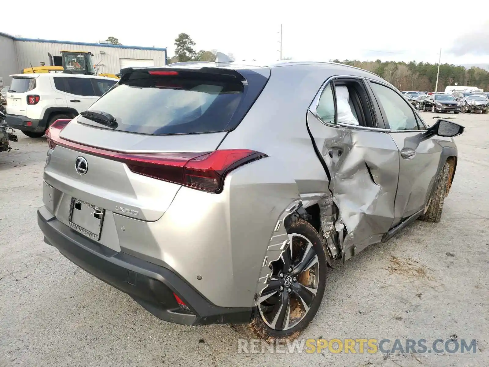 4 Фотография поврежденного автомобиля JTHP3JBH1L2029495 LEXUS UX 200 2020