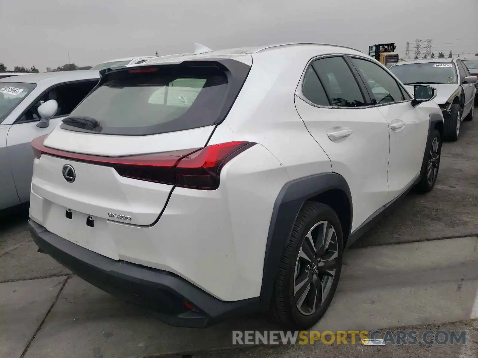 4 Фотография поврежденного автомобиля JTHP3JBH2L2024550 LEXUS UX 200 2020