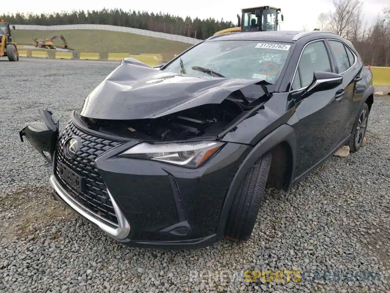 2 Фотография поврежденного автомобиля JTHP3JBH2L2025066 LEXUS UX 200 2020