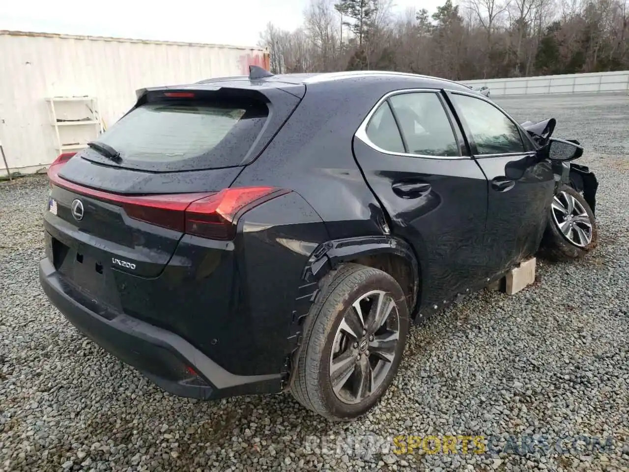 4 Фотография поврежденного автомобиля JTHP3JBH2L2025066 LEXUS UX 200 2020