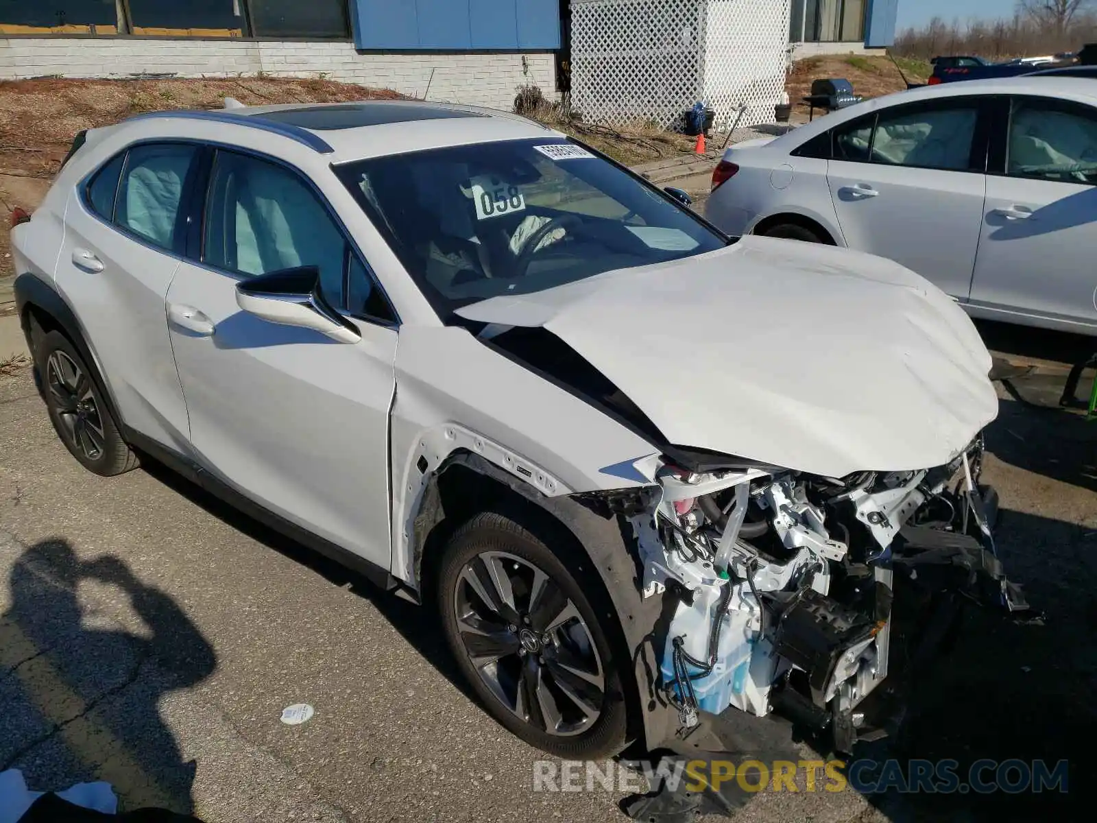 1 Photograph of a damaged car JTHP3JBH7L2023295 LEXUS UX 200 2020