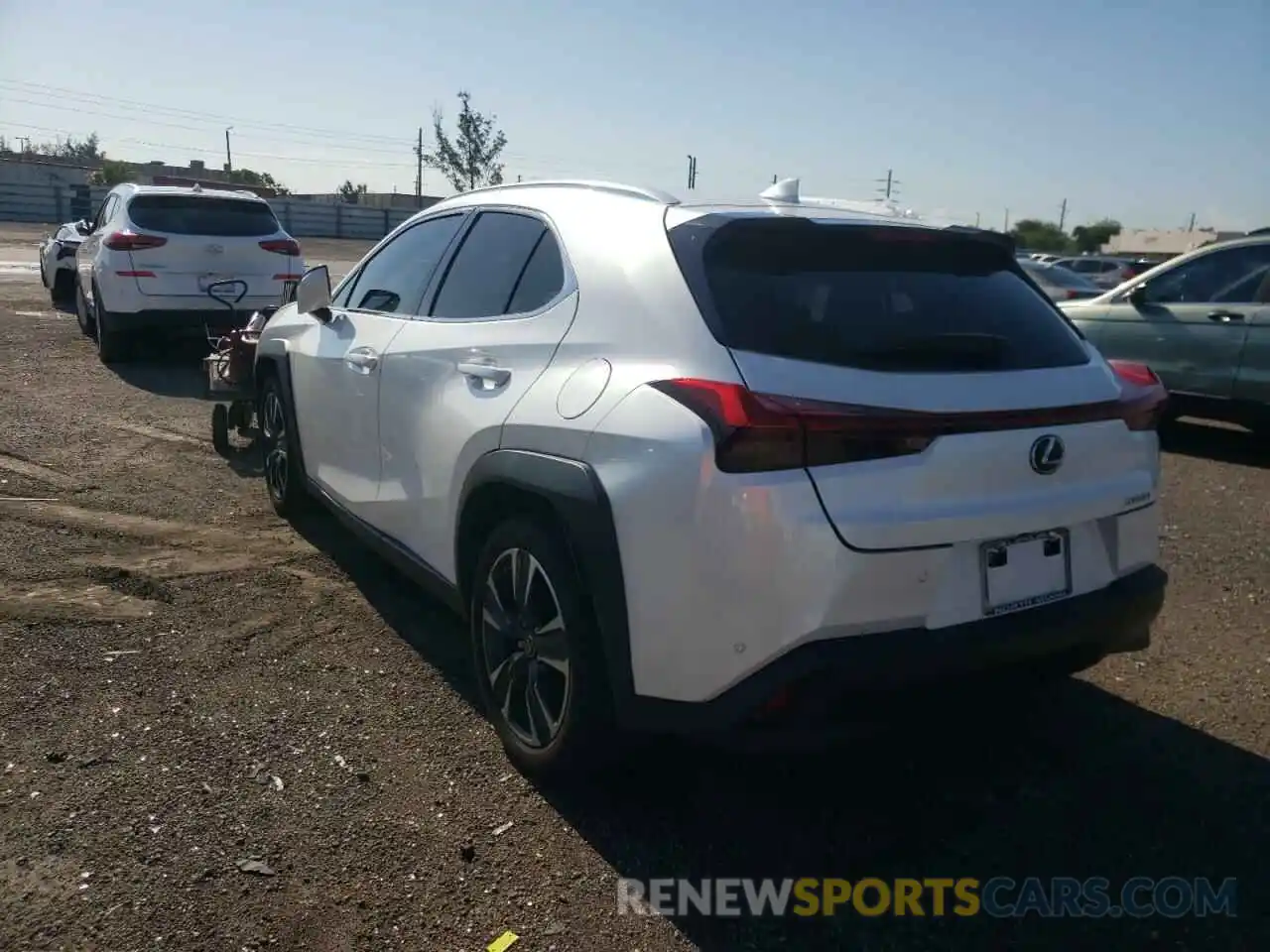 3 Photograph of a damaged car JTHP3JBH9L2029910 LEXUS UX 200 2020