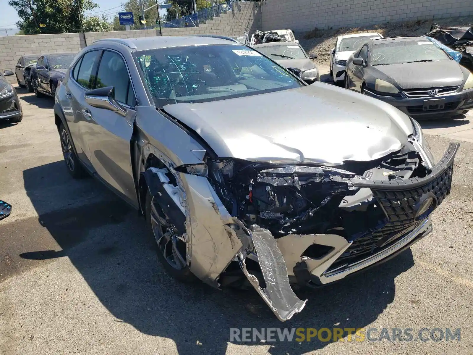 1 Photograph of a damaged car JTHX3JBH0L2031061 LEXUS UX 200 2020