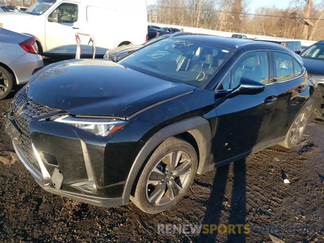 2 Фотография поврежденного автомобиля JTHX3JBH2L2022569 LEXUS UX 200 2020