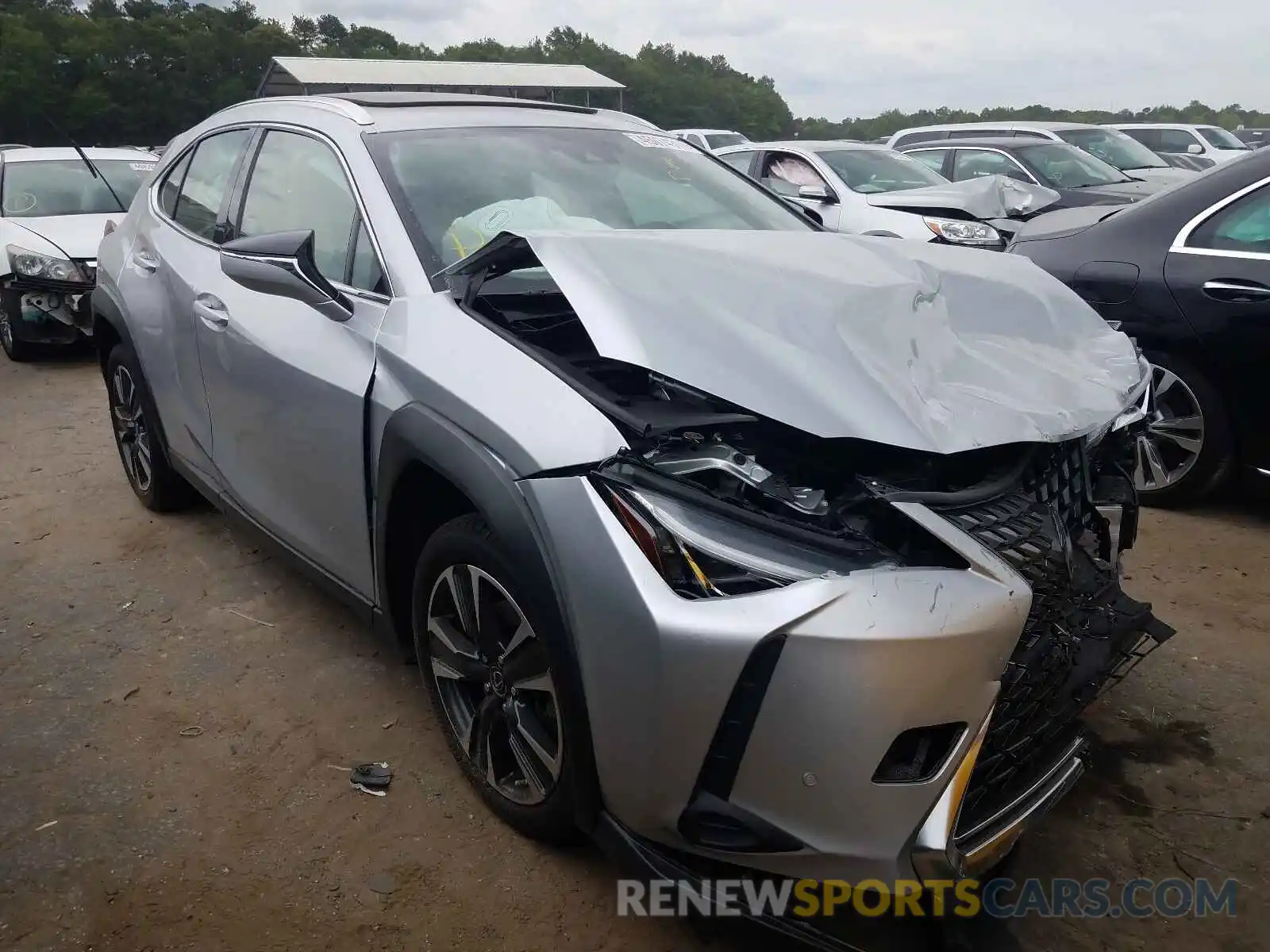 1 Photograph of a damaged car JTHX3JBH6L2024812 LEXUS UX 200 2020