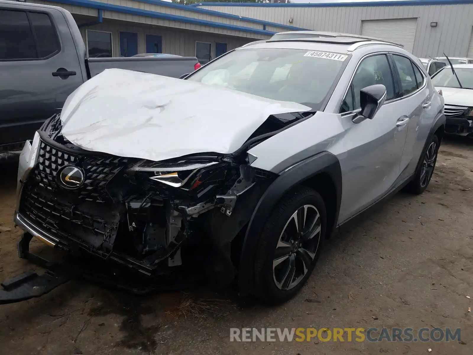 2 Photograph of a damaged car JTHX3JBH6L2024812 LEXUS UX 200 2020