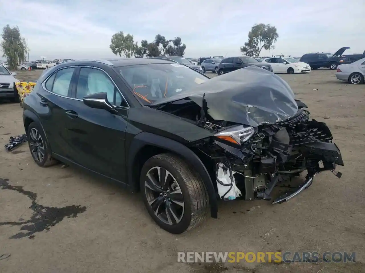 1 Photograph of a damaged car JTHX3JBH7L2022325 LEXUS UX 200 2020