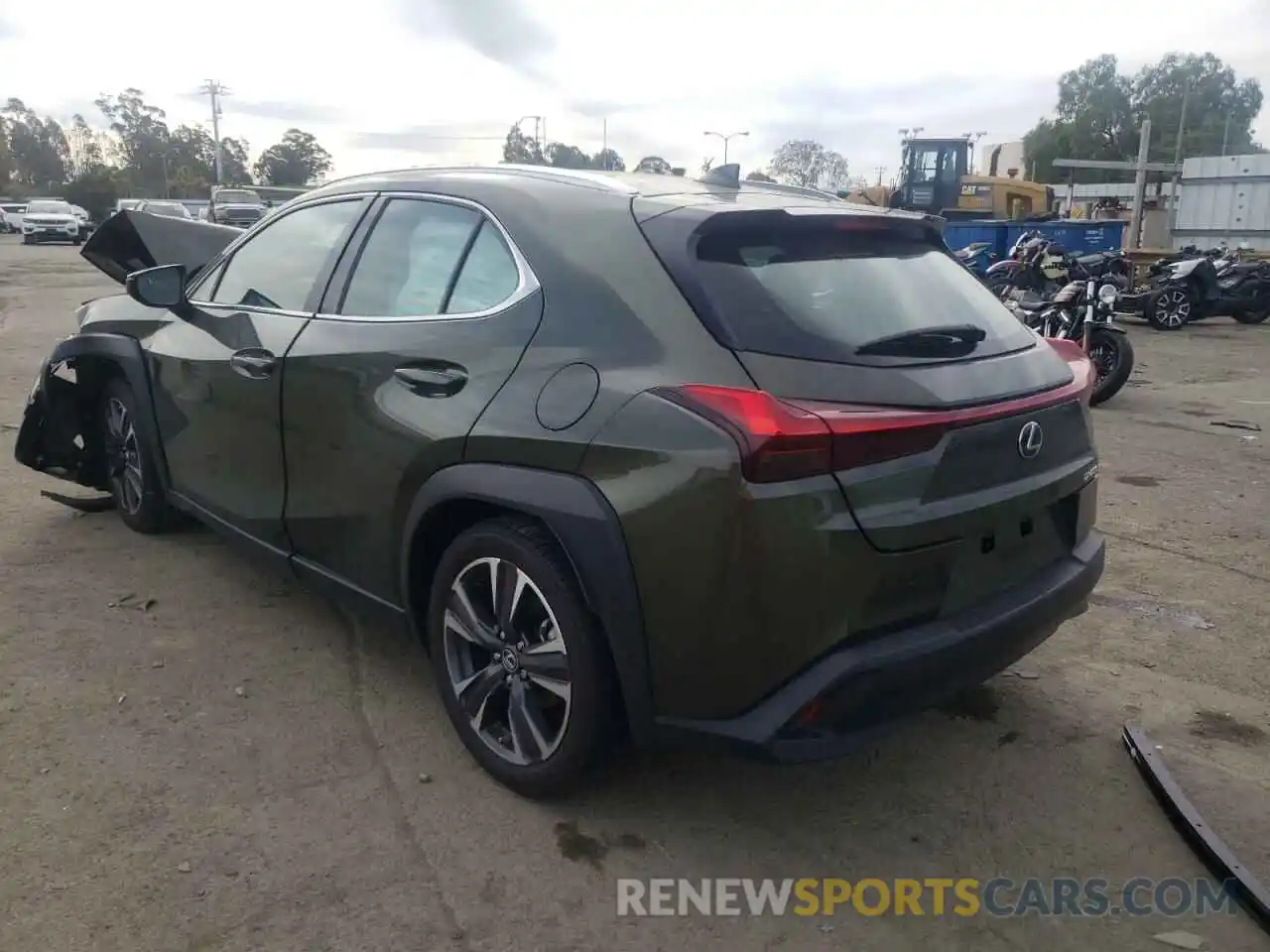 3 Фотография поврежденного автомобиля JTHX3JBH7L2022325 LEXUS UX 200 2020