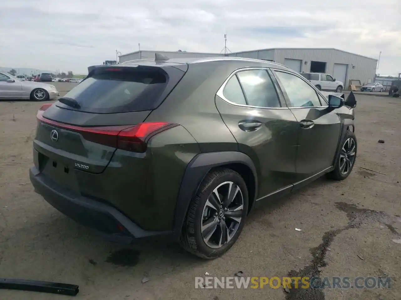 4 Фотография поврежденного автомобиля JTHX3JBH7L2022325 LEXUS UX 200 2020