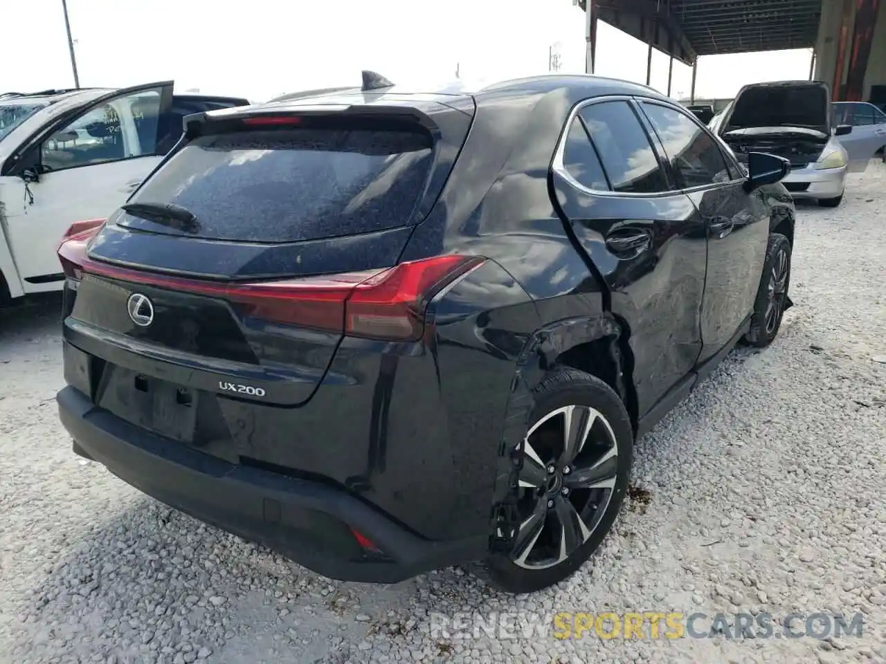 4 Фотография поврежденного автомобиля JTHX3JBH9L2023900 LEXUS UX 200 2020