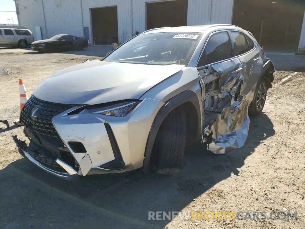 2 Photograph of a damaged car JTHX3JBHXL2030323 LEXUS UX 200 2020