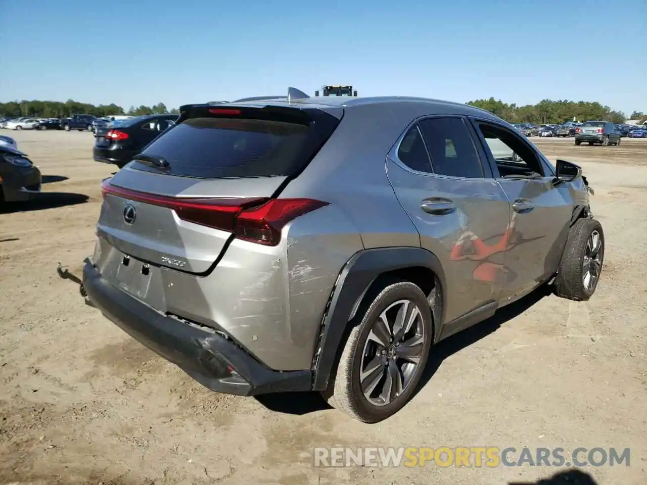 4 Photograph of a damaged car JTHX3JBHXL2030323 LEXUS UX 200 2020