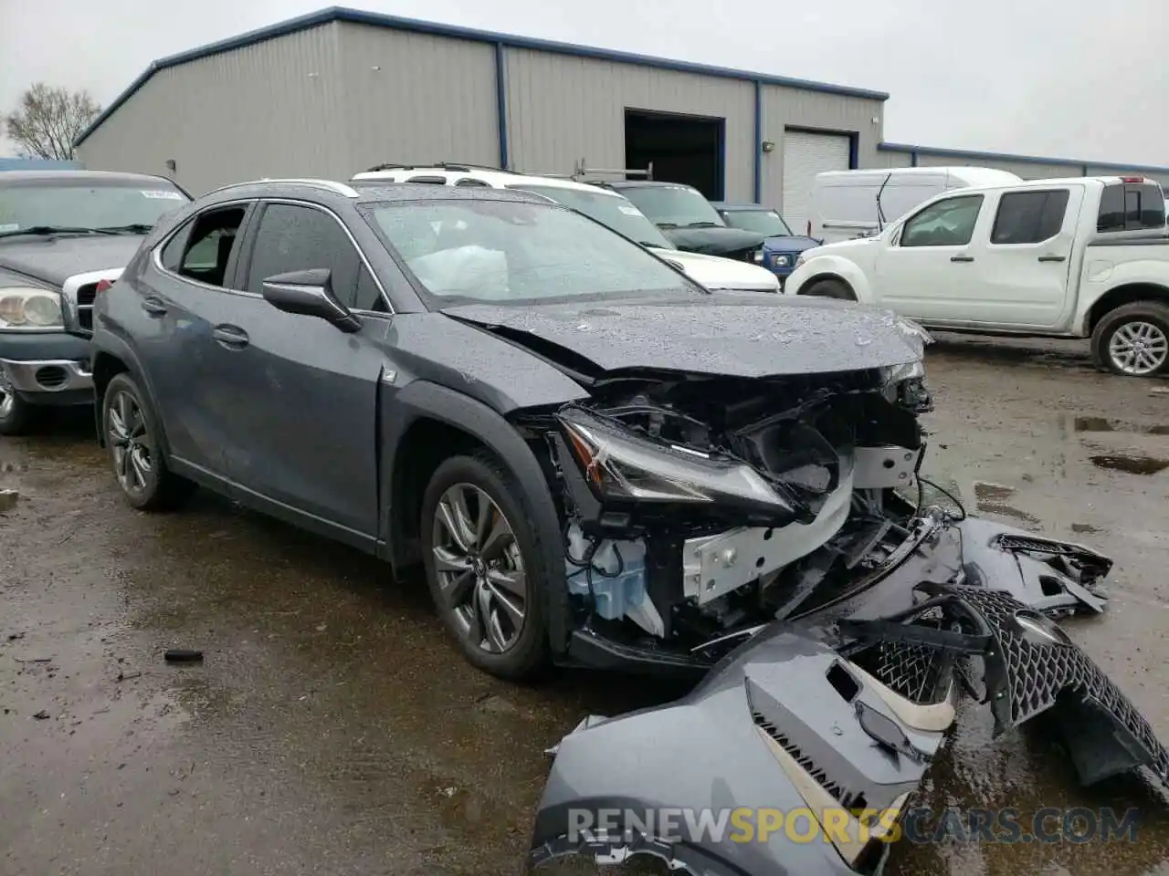 1 Photograph of a damaged car JTHE3JBH1M2036293 LEXUS UX 200 2021