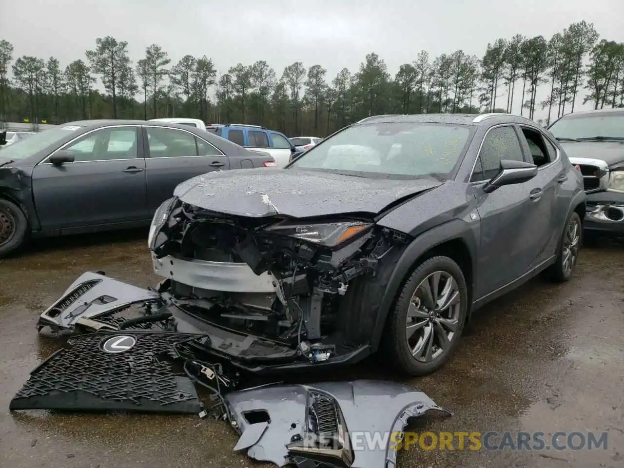 9 Photograph of a damaged car JTHE3JBH1M2036293 LEXUS UX 200 2021