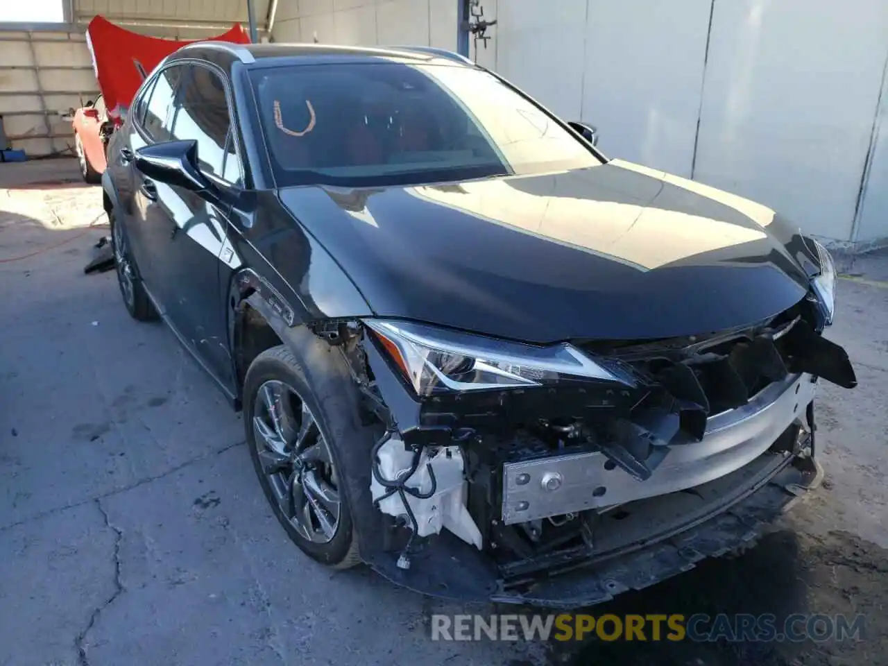 1 Photograph of a damaged car JTHE3JBH5M2036605 LEXUS UX 200 2021